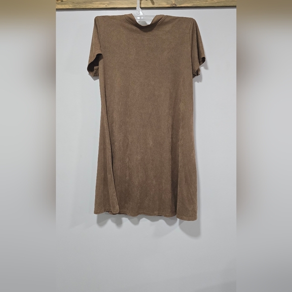 Faux soft leather dress - Picture 3 of 3